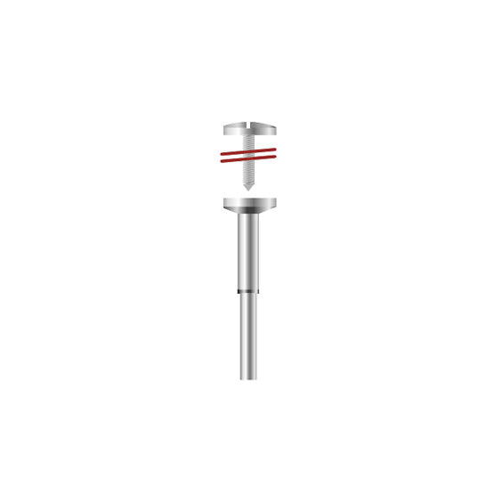 Mandrins renforcés en acier inoxydable - Ø 5 ou 8 mm - DIAN FONG - Dental Coop