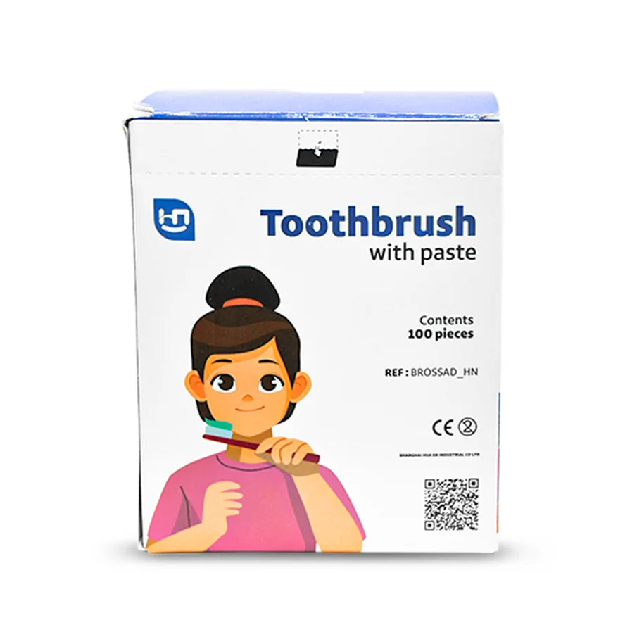 Brosses à dents imprégnées dentifrice - Hua En - ootopfti.com