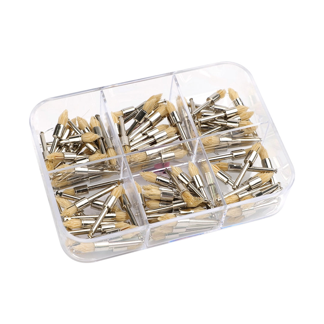 Brossettes de prophylaxie en poil - Boîte 100