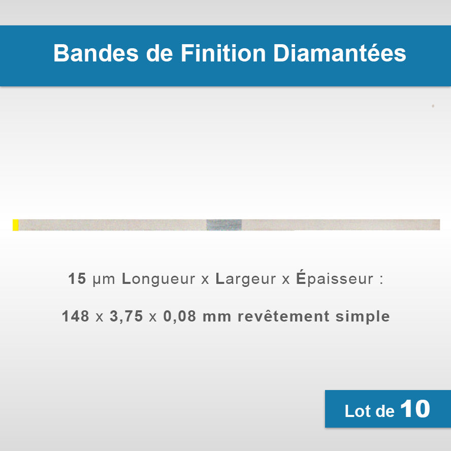 Bandes de Finition Diamantées - Simple ou double face - Dian Fong - Dental Coop