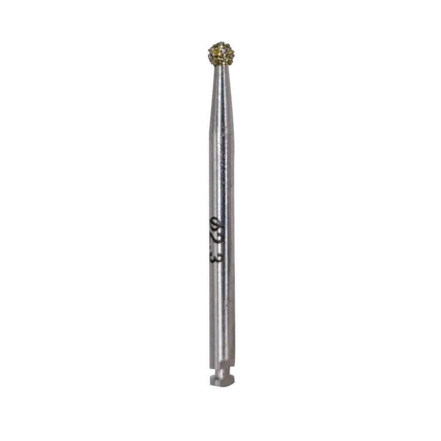 Fraise de dégranulation diamantée – Ø 1,4 à 3,1 mm - Tête Bord arrondi conique - ootopfti.com