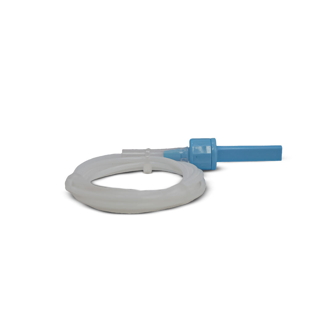 Tests Helix Tianrun pour le contrôle de la stérilisation à la vapeur (121°C - 15 min / 134°C - 3.5 min). Contient des tubes, des adaptateurs bleus et des indicateurs chimiques pour la validation des autoclaves hospitaliers et cliniques.
