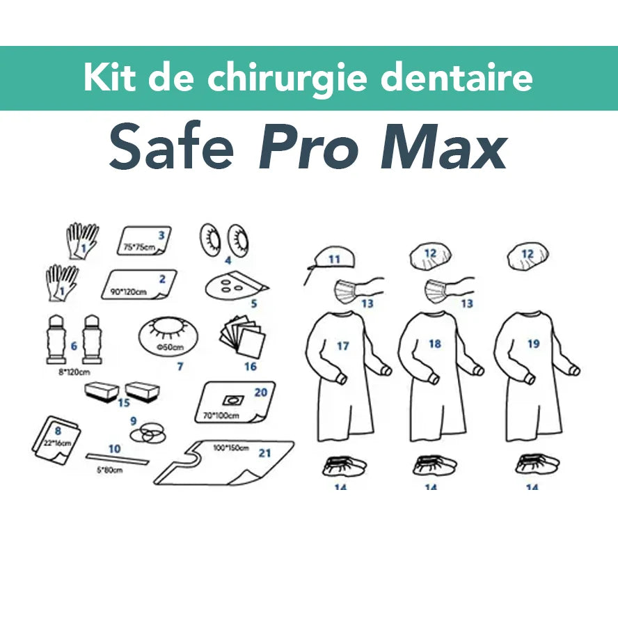 Kit de chirurgie dentaire - Safe Pro Max par Safe Implant - ootopfti.com