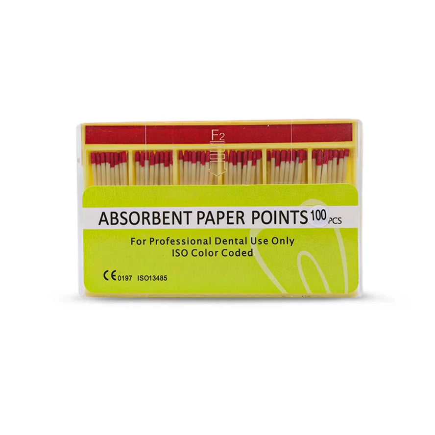 100 Pointes papier obturation F1 - F2 - ootopfti.com