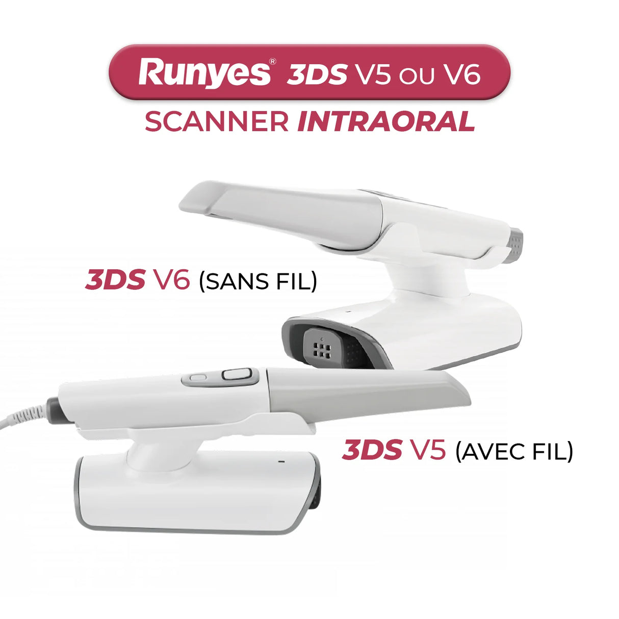 Scanner Intraoral 3DS V5/V6 AVEC ou SANS FIL +TROLLEY - Runyes - ootopfti.com