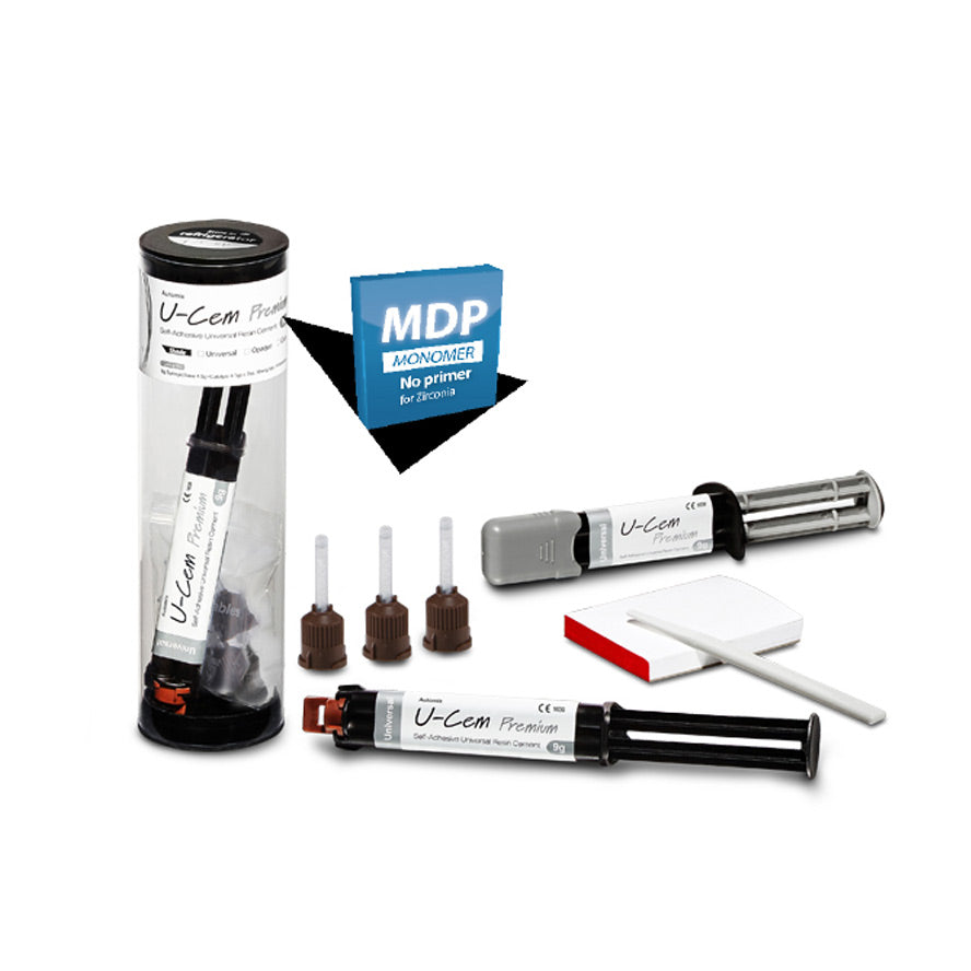 U-Cem Premium - Automix 9 g x2 Transparent - Ciment résine universel auto-adhésif - VERICOM - ootopfti.com