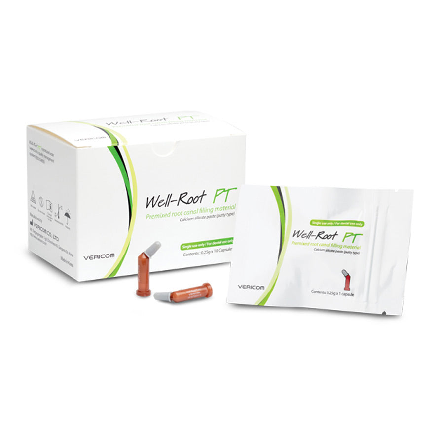 Well-Root PT - 0.25 g x10 capsules - Mastic biocéramique prémélangé - VERICOM - ootopfti.com