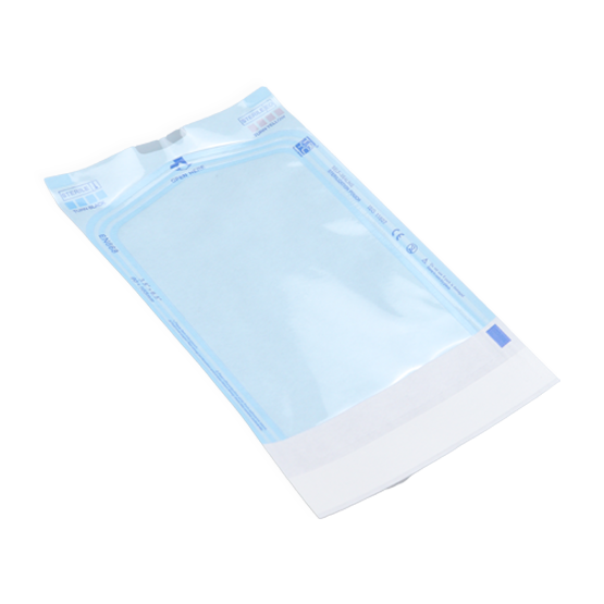 Les gaines de stérilisation Tianrun sont fabriquées en papier médical associé à un film CPP/PET (bleu, vert ou blanc), offrant une protection fiable. Dimensions : 57 mm X 130 mm. Safe Implant