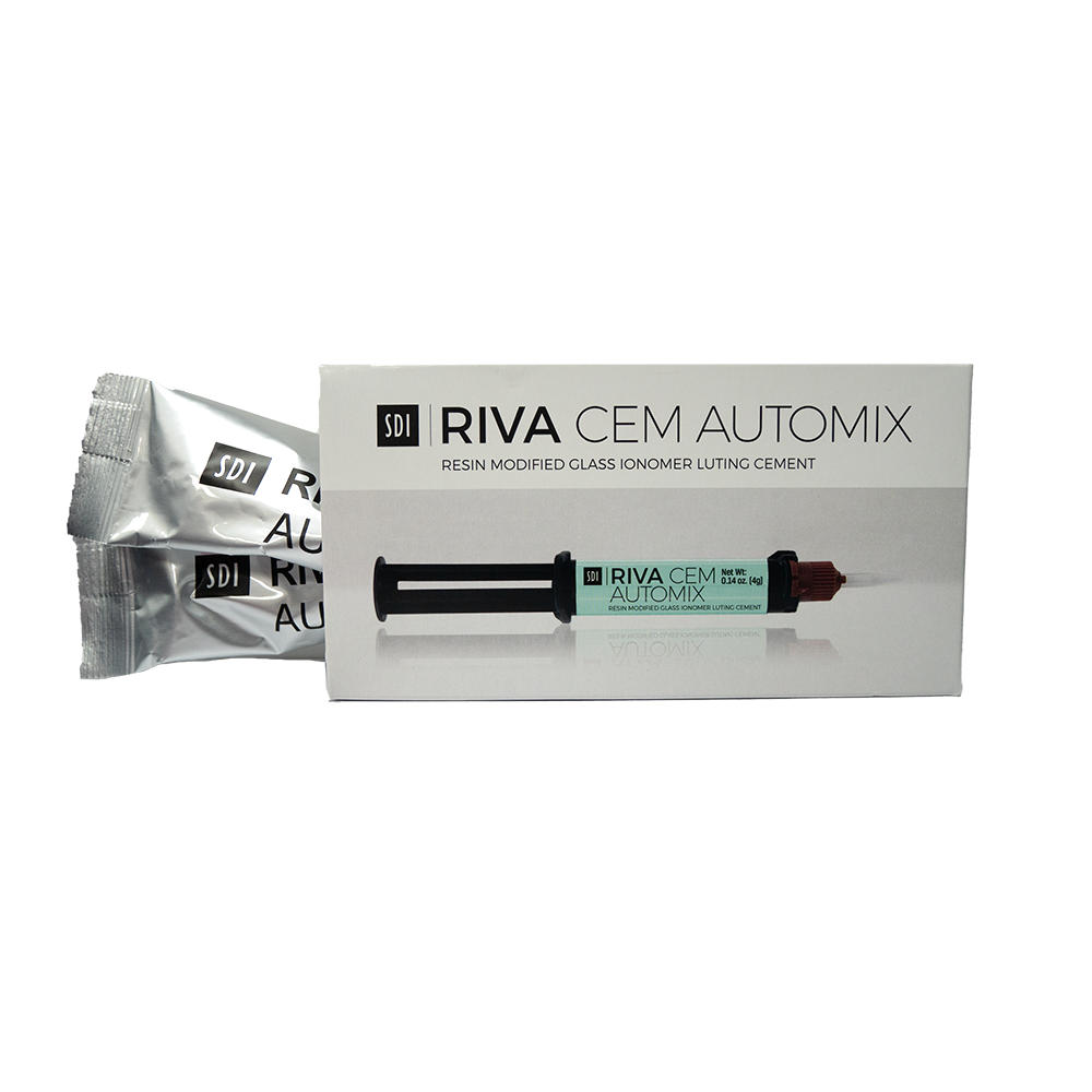 RIVA CEM automix en jeringa 4g cemento de sellado de ionómero de vidrio - SDI
