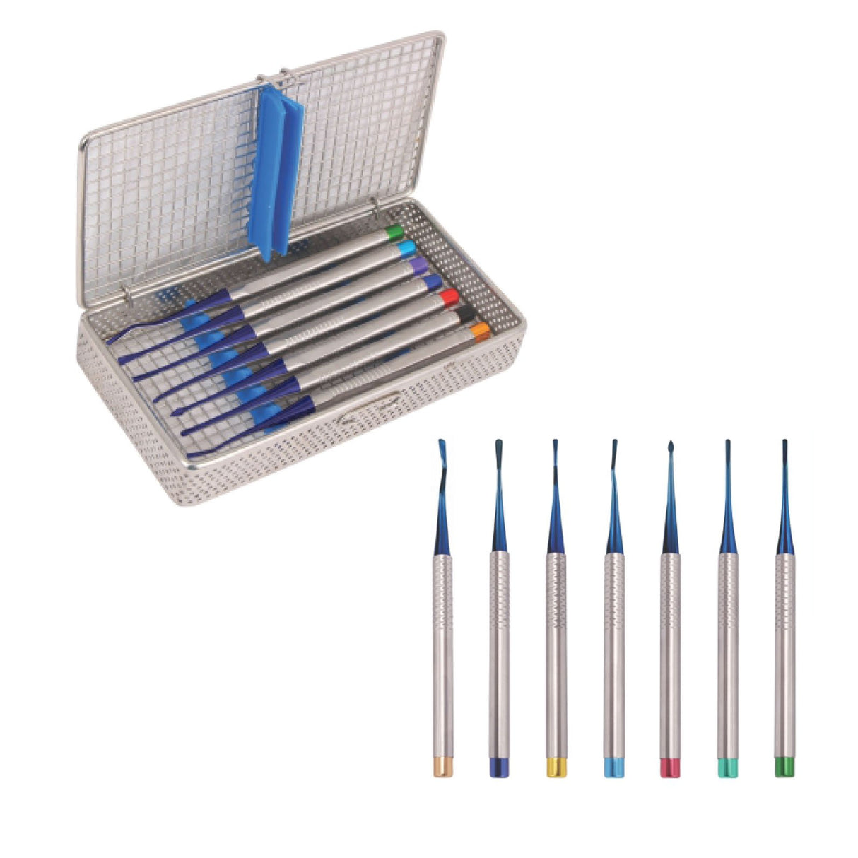 Kit de luxateurs plaqués titane, 7 pièces - ootopfti.com