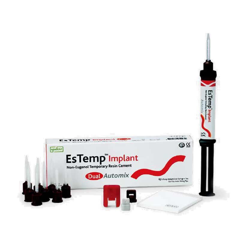 EsTemp Implant 1x 8g Ciment temporaire à base de résine sans eugénol pour les couronnes retenues par implants - ootopfti.com