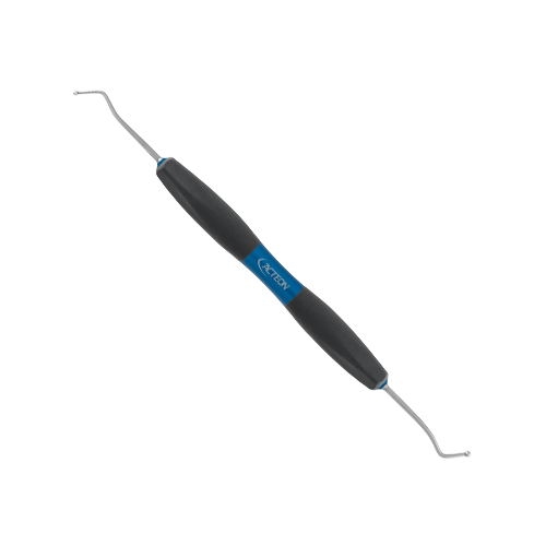 Brunissoir 125 de Bliss by ACTEON. L'ergonomie et les performances de la pièce de travail métallique permettent un geste maîtrisé et ferme et visent à réduire la fatigue des mains et des poignets. Conçus pour condenser, lisser, sculpter et polir les amalgames.