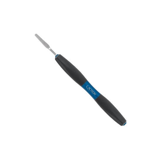 Bliss Spatule à ciment 20 mm de Bliss by ACTEON. Utilisée pour mélanger et appliquer du ciment et d'autres matériaux dans les couronnes ou toute autre préparation de prothèse dentaire.