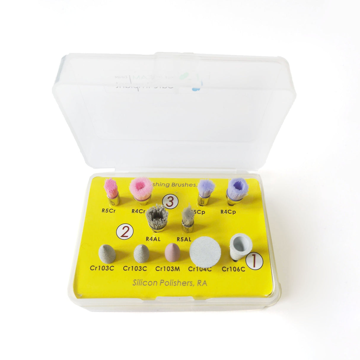 Kit 11 fraises et brosses RA polissage et finitions composites - ootopfti.com