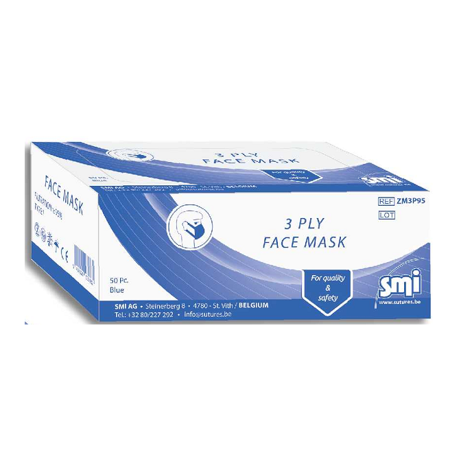 Boîte de 50 masques de type IIR SMI - ootopfti.com