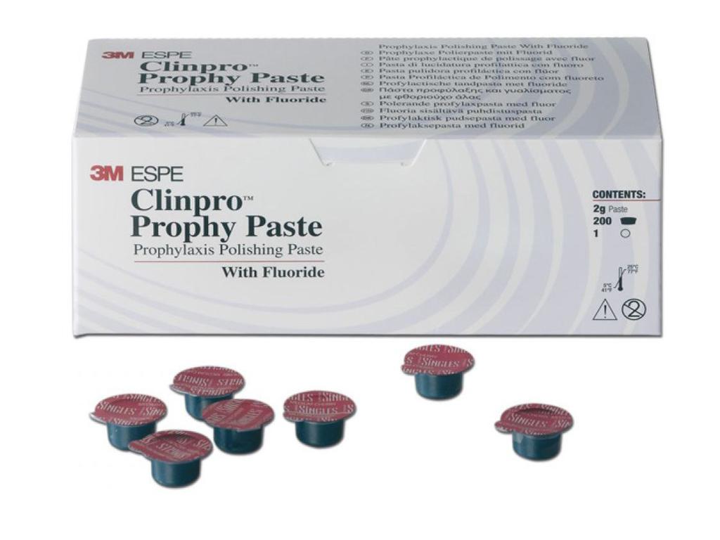 Pâte prophylactique de polissage fluorée. Permet de renforcer les dents et réduire la sensibilité. Présentation en doses individuelles et disponible en 3 granulosités de grain et de deux goûts (menthe et cerise) DM Classe I. Fabricant : 3M Deutschland GmbH, Allemagne. Grain fin goût cerise Grain moyen goût menthe Gros grain goût menthe. ootopfti.com