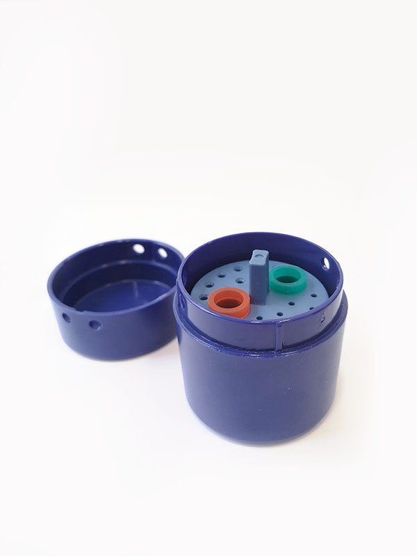 Boîte de rangement et stérilisation pour fraises, mandrins et inserts 20 trous - ootopfti.com