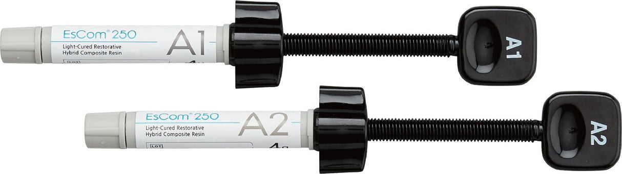 Escom 250 - 5 seringues de 4g Résine composite nano-hybride restauratrice photopolymérisable - ootopfti.com