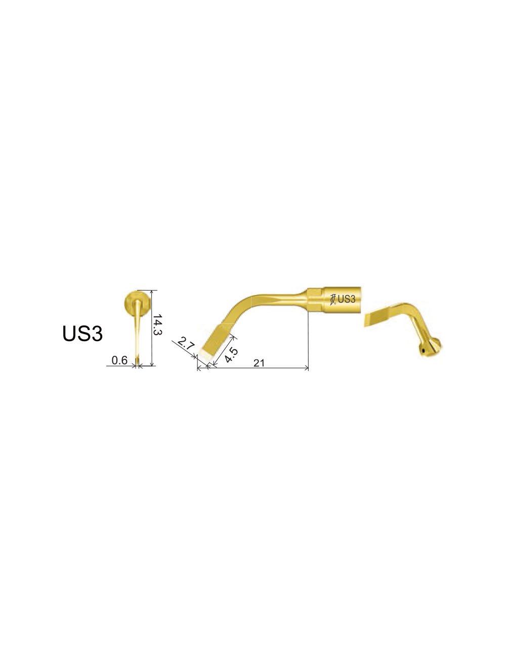 Insert US3 pour chirurgie piezo - WOODPECKER - ootopfti.com