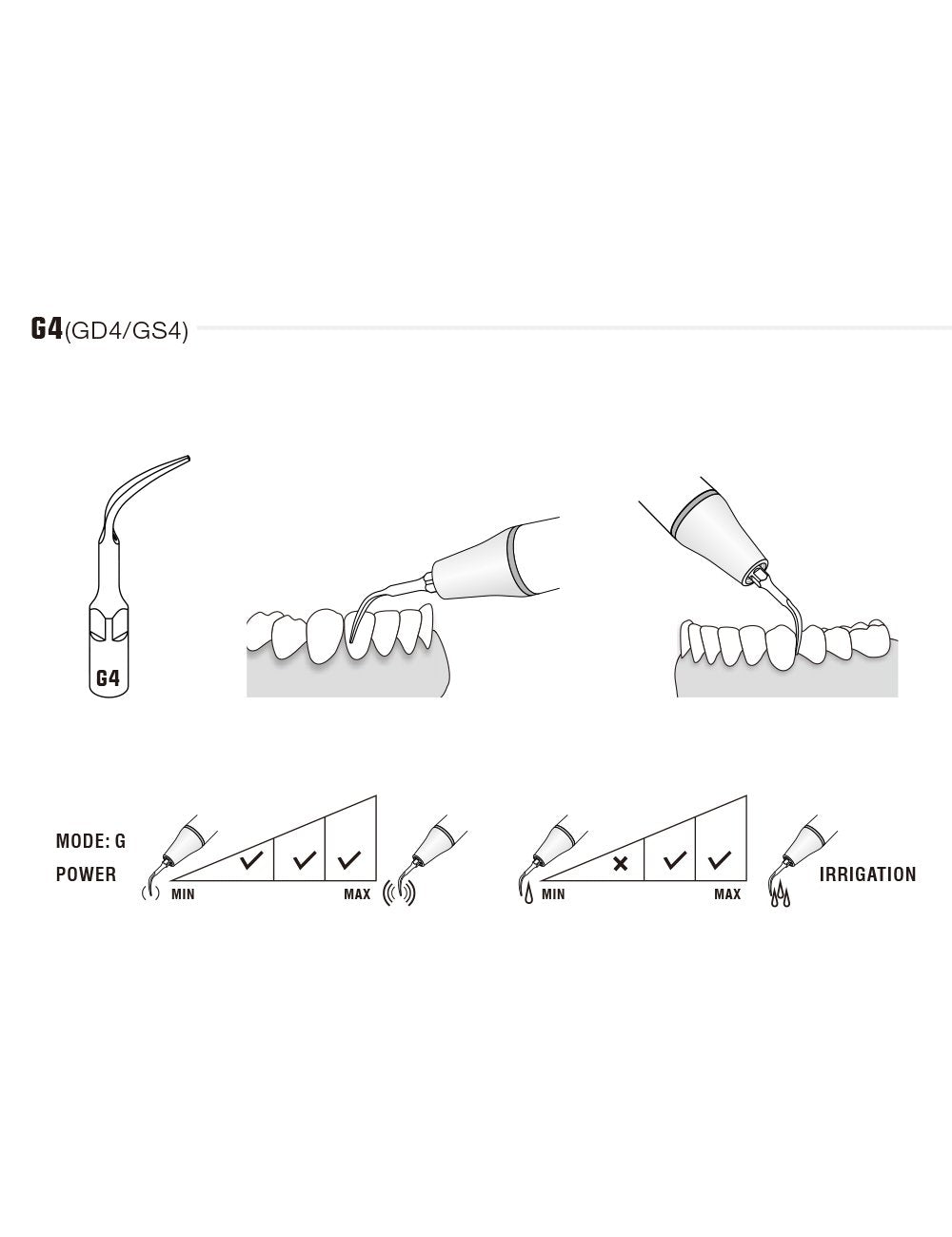 Insert GD4 compatible Satelec - WOODPECKER - ootopfti.com