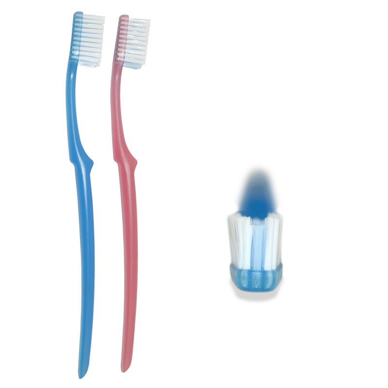 Lot de 2 brosses à dent spécial orthodontie - Ebnatdent - ootopfti.com