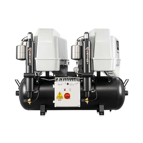 Compresseur Double Tricylindre nu (AC600) ou capoté (AC600Q) - Cattani - ootopfti.com