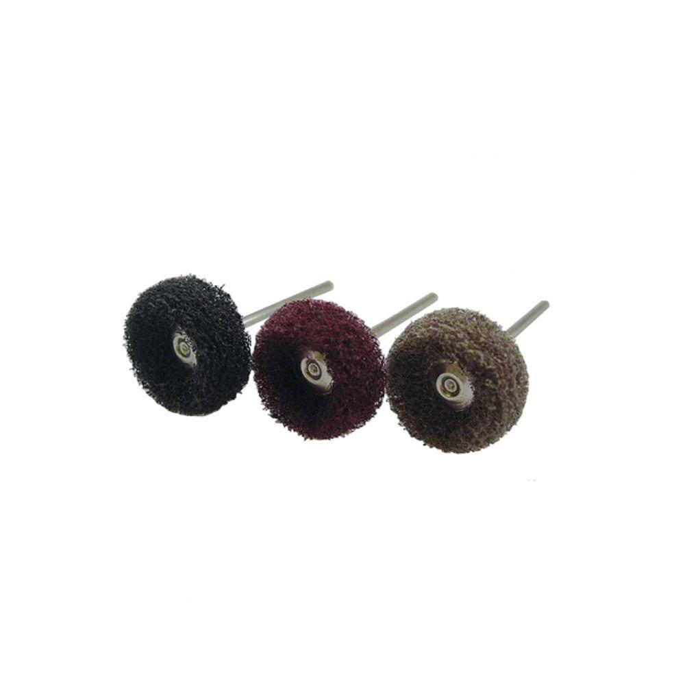 Fibres non tissées abrasives pour le pré-polissage des résines, molles et composites. La boîte de 12 / 250 25 HP La boîte de 12 / 251 25 HP La boîte de 12 / 255 25 HP