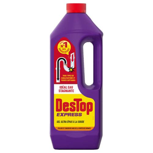 Gel desatascador superpotente con sosa 1 l - Destop
