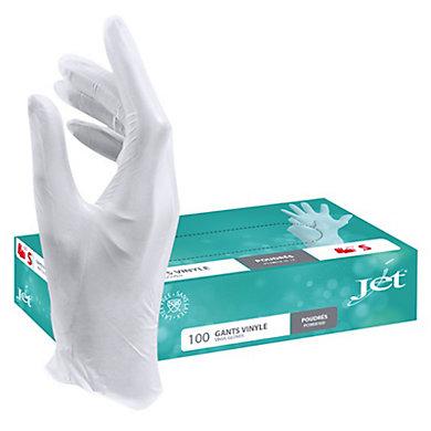 Gants vinyle poudrés transparents - ootopfti.com