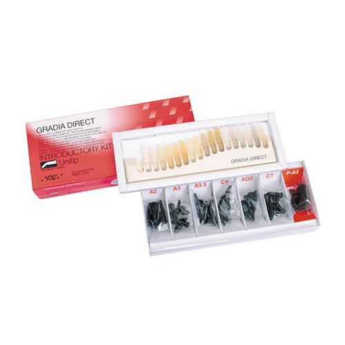GRADIA DIRECT Composite hybride photopolymérisable antéro-postérieur (unitips) - GC - ootopfti.com