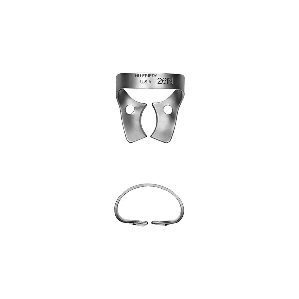 Grapas para dique Satin Steel Molar superior - Hu-Friedy® (RDCM26N)