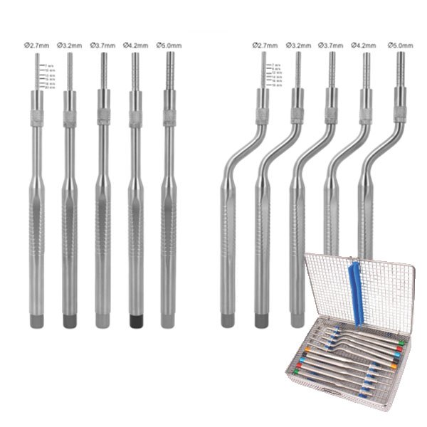 Kit ostéotomes (concave) 10 instruments - ootopfti.com