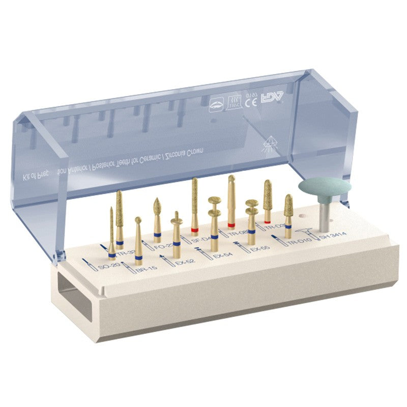 Kit de préparation de couronne céramique / zircone antérieur/postérieur - ootopfti.com