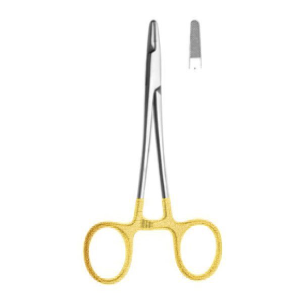Porte-aiguille derf 12cm en carbure de tungstène - ootopfti.com