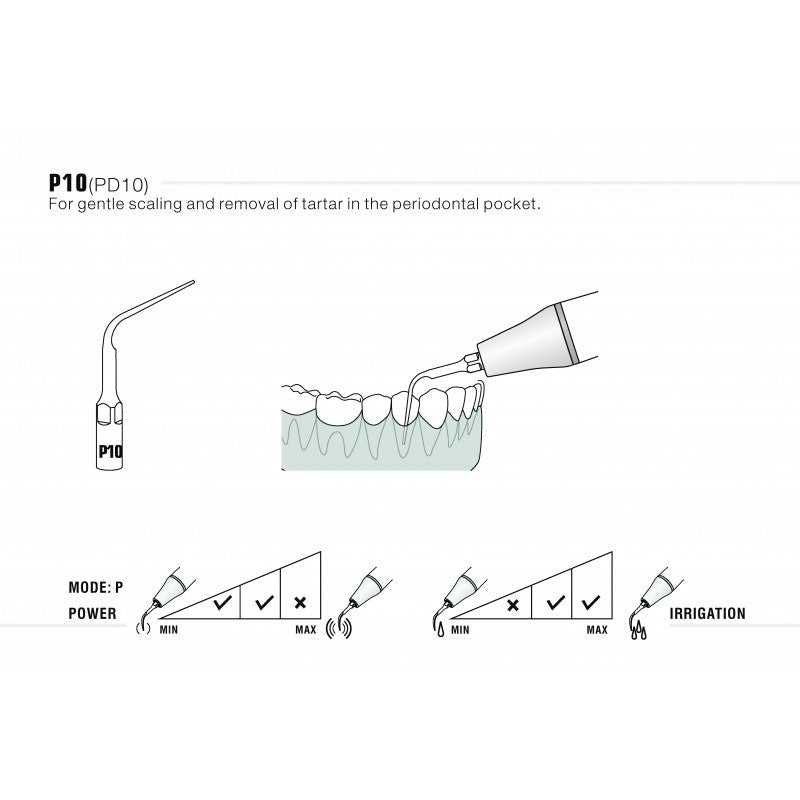 Insert PD10 compatible Satelec - WOODPECKER - ootopfti.com