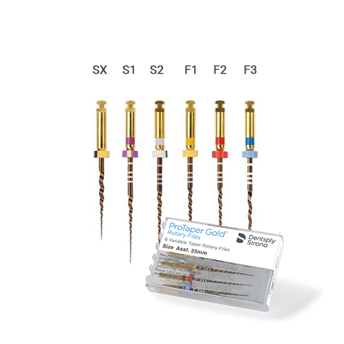Pack de 6 limes ProTaper Gold de Dentsply Sirona - ootopfti.com