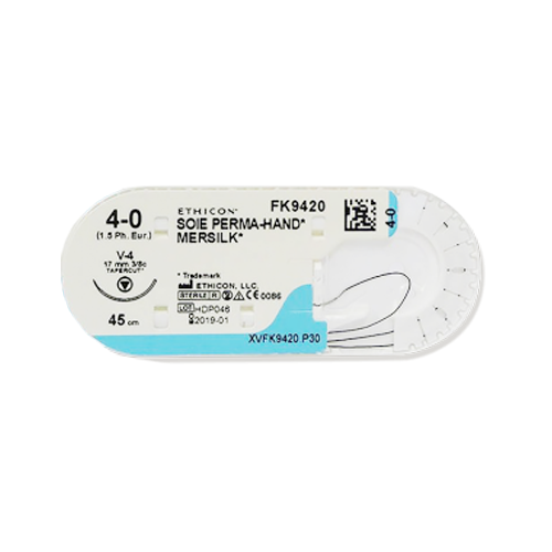 Black silk suture thread - Thicon Johnson & Johnson