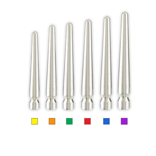 Lot de 20 tenons coniques titane