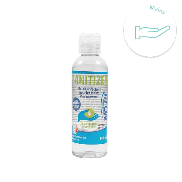 Solution hydroalcoolique Tifon 100 ml – Élimine 99,9 % des virus & bactéries. Normes EN. Sans rinçage. Format compact idéal en déplacement - ootopfti.com