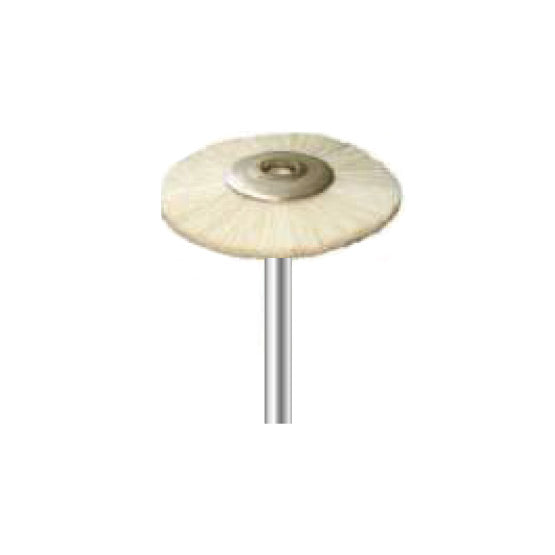 Brosses de polissage - Poils de chèvre blancs - Ø 22 mm - Dian Fong - Safe Implant