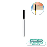 Diamond cylindrical burs with rounded end ISO 140 - COOL CUT