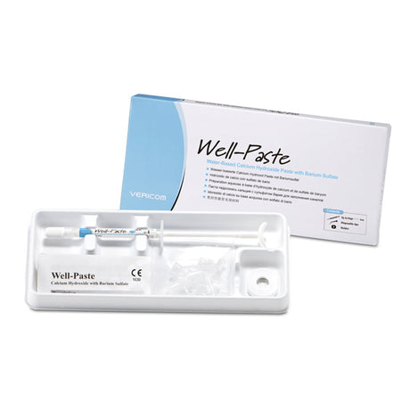 Pâte d'hydroxyde de calcium à base d'eau avec sulfate de baryum - VERICOM - Safe Implant