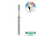 Diamond pear-shaped burs ISO 238 - COOL CUT