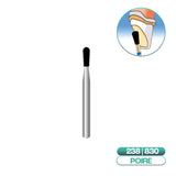 Diamond pear-shaped burs ISO 238 - COOL CUT