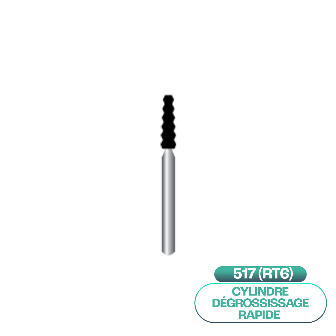 Diamond burs rapid roughing ISO 517 Short - COOL CUT