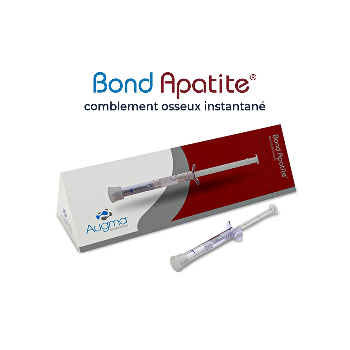 Bond Apatite™ comblement osseux instantané par Augma Biomaterials™ 100% synthétique - ootopfti.com