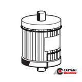 Filtro absoluto antibacteriano Ø 30 mm com carvão ativo HEPA HP13 | Cattani