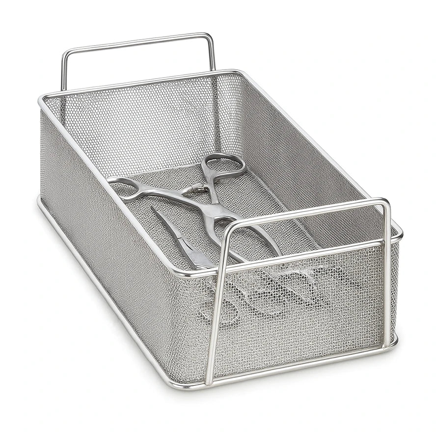 Tall stainless steel basket with handles D-CM1 | SMEG