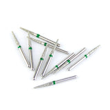 Fraises Diamantée FG x5 - Tête Cône à extrémité plate - Hauteur 19 mm - Iso : 170 - DIAN FONG - Dental Coop