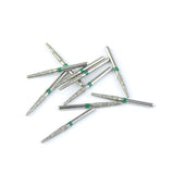 Fraises Diamantée FG x5 - Tête cône à extrémité ronde - Hauteur 22 mm - Iso : 199 - DIAN FONG - Dental Coop